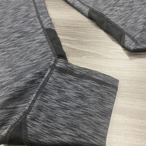 Ideology Workout Pants Athletic Leggings w/ Mesh Mid Rise Grey Women Sz Small. - Picture 5 of 12